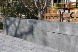 Gardenlux Palissade Block Grijs/ zwart 60x15x15 cm - afbeelding 2