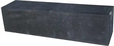 Gardenlux Palissade Block Zwart 60x12x12 cm - afbeelding 1