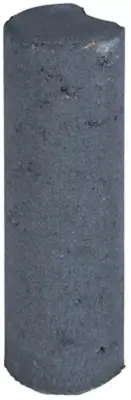 Gardenlux Palissadepalen Met Inkeping Zwart Ø 8x25 cm - afbeelding 1