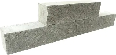 Gardenlux Rockstone Walling  Grijs/Zwart 60x15x15 cm