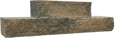 Gardenlux Split Wall Earth Antraciet/Taupe 40x10x10 cm - afbeelding 1