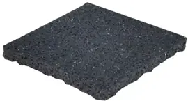 Gardenlux Tegeldrager per stuk Zwart 10x10x1 cm