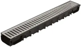 Gardenlux Top Drain met gegalvaniseerd stalen sleufrooster 2.0 100x13x8,5 cm - afbeelding 1