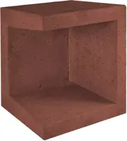 Gardenlux U-Element Hoek Corten/Bruin 40x40x50 cm - afbeelding 1