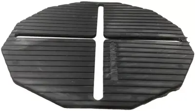 Gardenlux Vulrubber 2,5mm Zwart 100x100x2,5mm - afbeelding 1