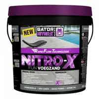 Gator nitro x fijn donkergrijs voegmortel 12,5 kg emmer - afbeelding 1