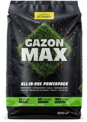 GazonMax 10 kg – Voor een Diepgroen, Sterk en Mosvrij Gazon