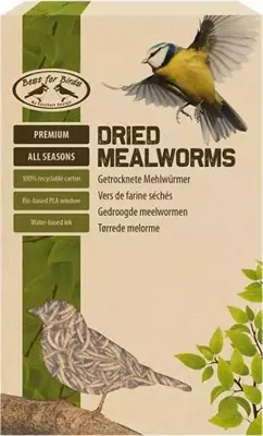 Gedroogde meelwormen