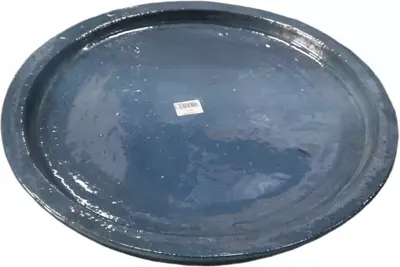 Geglazuurde schotel 52x9 cm blauw - afbeelding 1