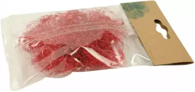 Gekruld engel haar 10g rood