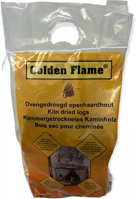 Golden Flame oven gedroogd haardhout 8 kg - afbeelding 1