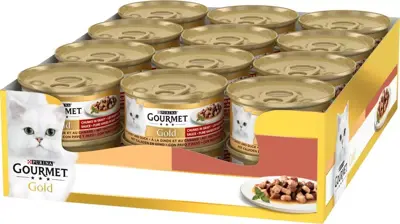 Gourmet Gold Fijne Hapjes Kalkoen & Eend 85 g - afbeelding 6