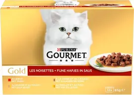 Gourmet Gold fijne hapjes multipack 12 x 85g - afbeelding 1