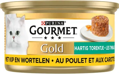 GOURMET™  Gold Hartig Torentje met Kip en Wortelen 85g - afbeelding 1