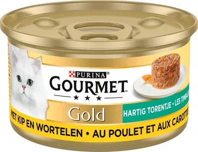 Gourmet Gold hartig torentje met kip & wortel 85g - afbeelding 2