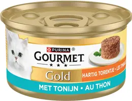 Gourmet Gold Hartig Torentje Tonijn 85 g - afbeelding 1