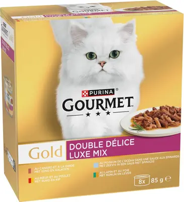 Gourmet Gold luxe mix multipack 8 x 85g - afbeelding 2