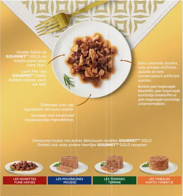 Gourmet Gold luxe mix multipack 8 x 85g - afbeelding 3
