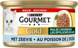 GOURMET™ Gold Malse Lekkernijen met Zeevis kattenvoer 85g  - afbeelding 2