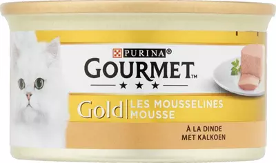 GOURMET™ Gold Mousse met Kalkoen kattenvoer 85g