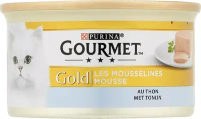GOURMET Gold Mousse met Tonijn kattenvoer 85g
