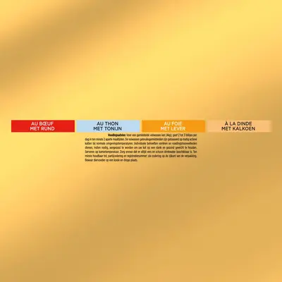 Gourmet Gold mousse multipack lever, kalkoen & rund 8 x 85g - afbeelding 2