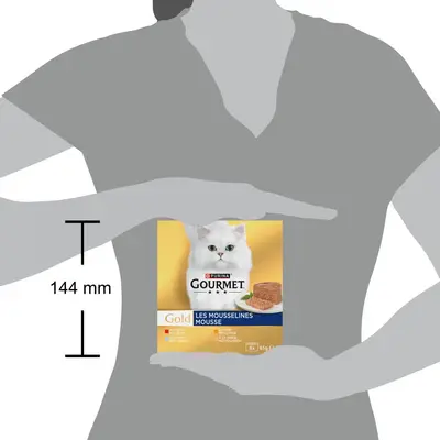 Gourmet Gold mousse multipack lever, kalkoen & rund 8 x 85g - afbeelding 6