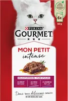 GOURMET™ Mon Petit Intense met Rund, Kalf, Lam in Saus kattenvoer 6x50g - afbeelding 4