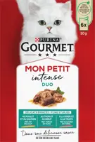 Gourmet Mon Petit Kattenvoer Nat – Vis & Vlees 6 × 50 g - afbeelding 6