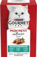 Gourmet Mon Petit Kattenvoer Nat – Vis & Vlees 6 × 50 g - afbeelding 2