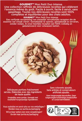 Gourmet Mon Petit Kattenvoer Nat – Vis & Vlees 6 × 50 g - afbeelding 5