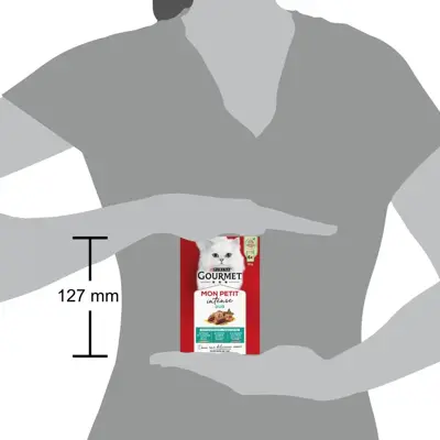 Gourmet Mon Petit pouch vis&vlees mp 50 gr - afbeelding 2