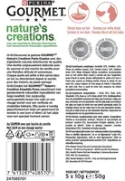 GOURMET Nature's Creations Puree met Zalm kattensnacks 5x10g - afbeelding 5