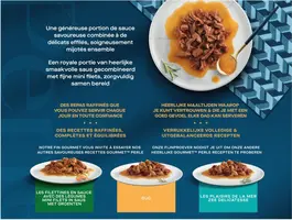 GOURMET PERLE Sauce Delight, Volwassen Nat Kattenvoer met Kip, met Zalm, met Tonijn, met Rund in een saus Zakjes 12x85g - afbeelding 1