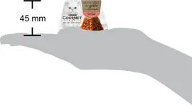 GOURMET REVELATIONS Stukjes in Gelei, Volledig diervoeder voor volwassen katten met Zalm, 57g Piramides - afbeelding 3