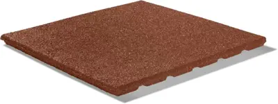 Granuflex Rubbertegel rood 50x50x2,5cm