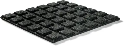 Granuflex Rubbertegel zwart 50x50x2,5cm - afbeelding 2