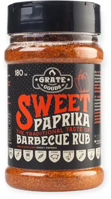 Grate goods Sweet paprika premium bbq rub strooibus 180 gram