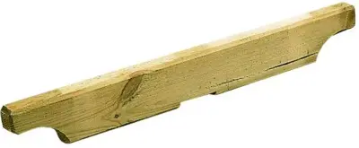  grenen ruiter  4.5x7x70 cm  - afbeelding 2