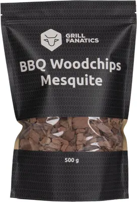 Grill Fanatics barbecue chips mesquite 500 gr - afbeelding 1
