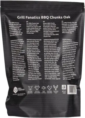 Grill Fanatics barbecue chunks eiken 1 kg - afbeelding 2