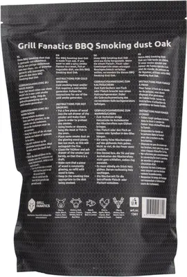 Grill Fanatics barbecue rookmot eiken 500 gram - afbeelding 2