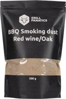 Grill Fanatics barbecue rookmot rode wijn/eiken 500 gram