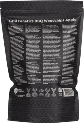 Grill Fanatics barbecue rooksnippers appel 500 gram - afbeelding 2