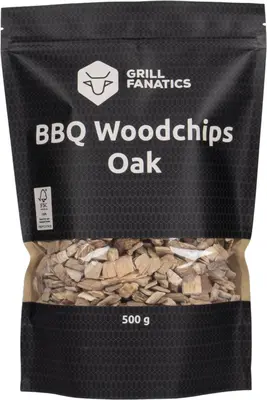 Grill Fanatics barbecue rooksnippers eiken 500 gram - afbeelding 1