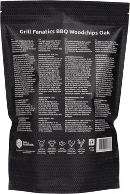 Grill Fanatics barbecue rooksnippers eiken 500 gram - afbeelding 2