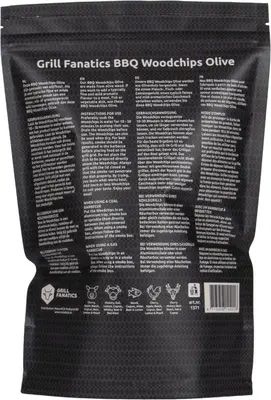 Grill Fanatics barbecue rooksnippers olijf 500 gram - afbeelding 2