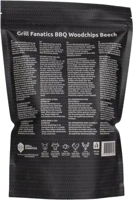 Grill Fanatics barbecue snippers beuken 500 gram - afbeelding 2