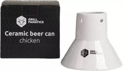 Grill Fanatics chicken sitter ceramic