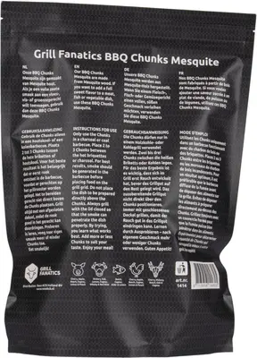 Grill Fanatics mesquite chunks 1 kg - afbeelding 2